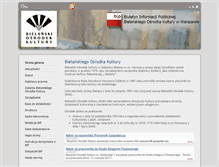 Tablet Screenshot of bip.bok-bielany.eu